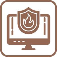 icono de vector de firewall