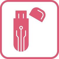 icono de vector de usb