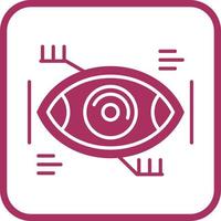 Eye Recongnition Vector Icon