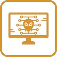 icono de vector de malware