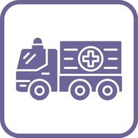 icono de vector de ambulancia