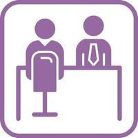 Employee Interview Vector Icon