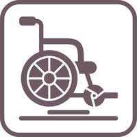 Wheel Chair Vector Icon