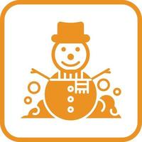 Snowman Vector Icon