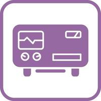 Oscillscope Vector Icon