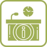 Information Desk Vector Icon