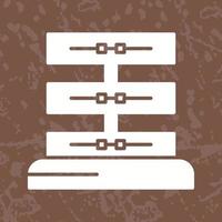 Server Glyph Icon vector