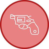 Unique Revolver Vector Icon