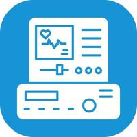 Electrocardiogram Vector Icon