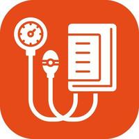 Blood Pressure Gauge Vector Icon