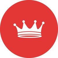 King Crown Vector Icon