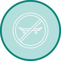 No Skating Vector Icon