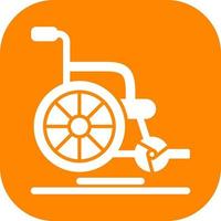 Wheel Chair Vector Icon