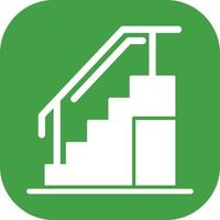 icono de vector de escaleras