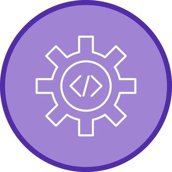 Unique Code Optimization Vector Icon