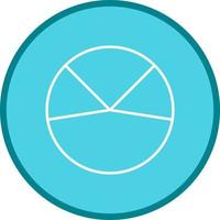 Pie Chart Analysis Vector Icon