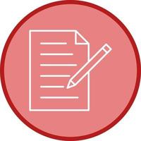 Unique Edit Document Vector Icon