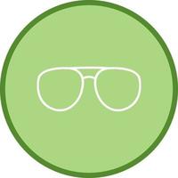 icono de vector de gafas únicas