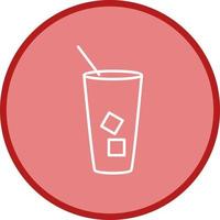 Iced Coffee Vector Icon