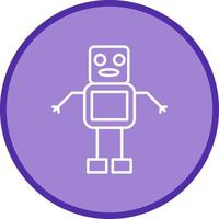 Unique Robot Vector Icon