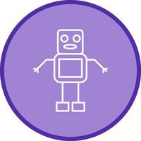 Unique Robot Vector Icon