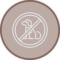 No Pets Vector Icon