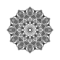 Mandala Coloring book. wallpaper design, tile pattern, shirt, greeting card, sticker, lace pattern and tattoo. decoration for interior design. Vector ethnic oriental circle ornament. white background