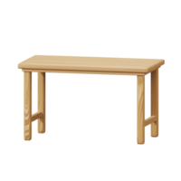 3d di legno tavolo png