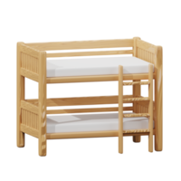 3d de madera litera cama png