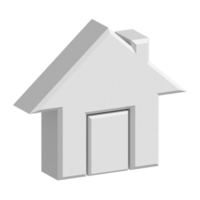 icône de la maison 3d png