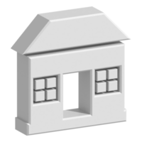 icône de la maison 3d png