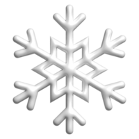 illustration of 3D snowflake png