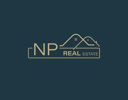 NP Real Estate Consultants Logo Design Vectors images. Luxury Real Estate Logo Design