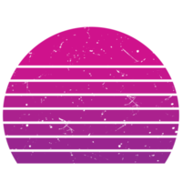 Circular  purple background template. T-shirt design element png