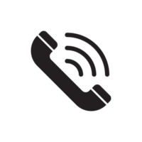 telephone and mobile phone icon, calling icon transparent background png