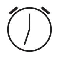 reloj cara icono negro y blanco transparente antecedentes png