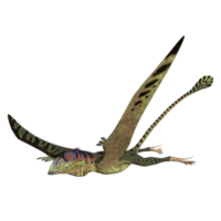 peteinosaurus dinosaurie isolerat på transparent png