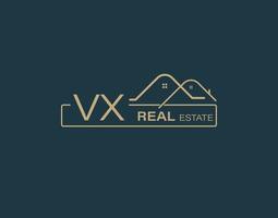 VX Real Estate Consultants Logo Design Vectors images. Luxury Real Estate Logo Design