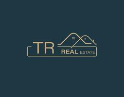 TR Real Estate Consultants Logo Design Vectors images. Luxury Real Estate Logo Design