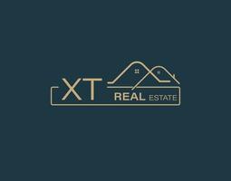 XT Real Estate Consultants Logo Design Vectors images. Luxury Real Estate Logo Design