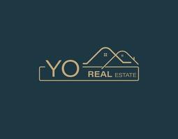 yo real inmuebles consultores logo diseño vectores imágenes lujo real inmuebles logo diseño