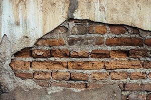 Brick grunge wall background and texture photo