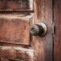 close up classic handle door vintage photo