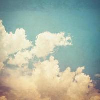 Vintage styled Cloudy and Sky photo