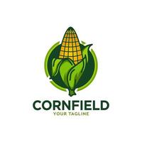 Agriculture Logo Template Design. Corn icon, Sign or Symbol. farm. Vector flat design