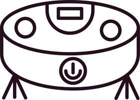 Robot vacuum cleaner Vector Icon