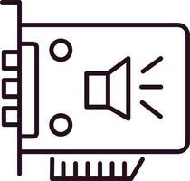 Sound card Vector Icon