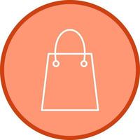 Unique Shopping Bag Vector Icon