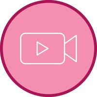 Unique Video Vector Icon