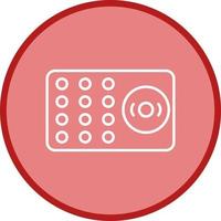 Unique Ring Alarm Vector Icon